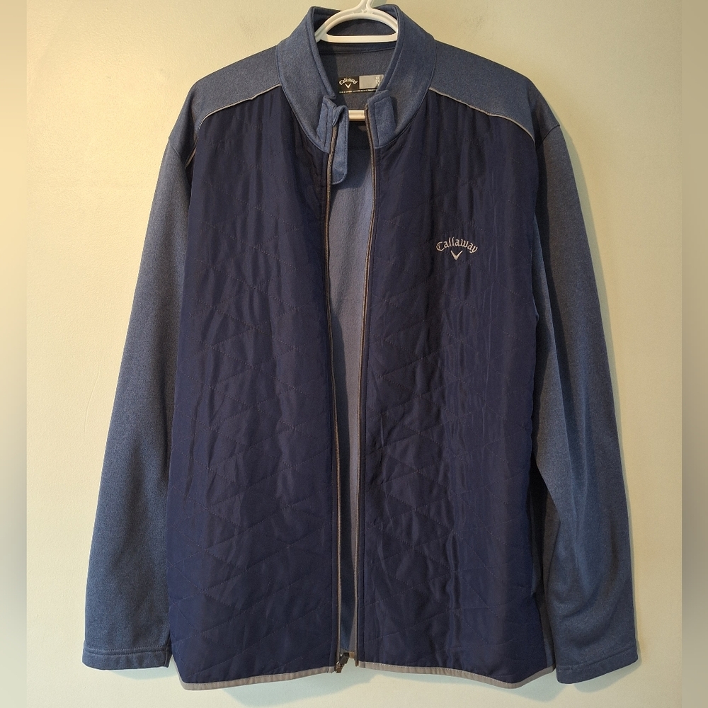Callaway Blue Quilted Light Jacket - XL